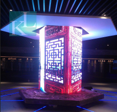 苏州大运河展示厅P6全彩六面LED屏30㎡
